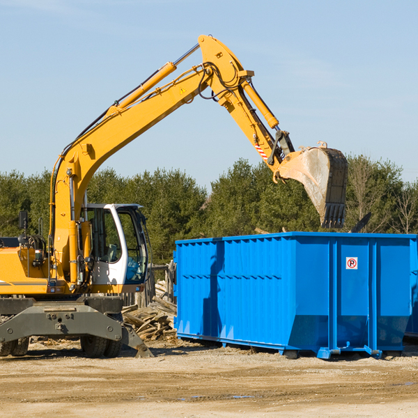 what are the rental fees for a residential dumpster in Tuckahoe